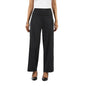 BlissClub Women High Rise The Ultimate Wide Leg Pants - Lite | Pockets | High Waisted | Quick Dry | Drawstring Bliss Black | Siz