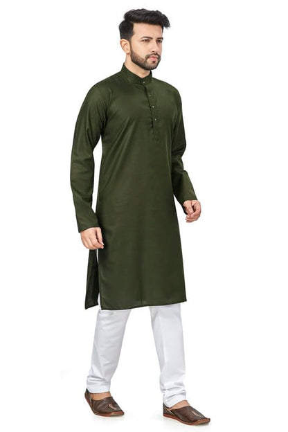 Be Active MenS Traditional Solid Full Sleeves Kurta || Cotton Kurta For Men || Men Kurta For Wedding || Kurta For Men (N-Rfsk00