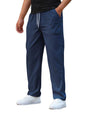 SMOWKLY Mens Poly-Lycra Premium Stretch Trackpants || Wrinkle Free, Relaxed Fit, Elastic Waist, Tapered Fit || Best for Summer