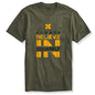 ADRO Believe in Yourself Printed T-Shirts for Men & Women (RNR-S35-BEL-OL_Olive_XL)
