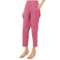 Fabindia WomenS Regular Casual Pants (2124217Wine_Magenta