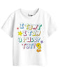 Bon Organik Girls Regular Fit T-Shirt (BON11401_White