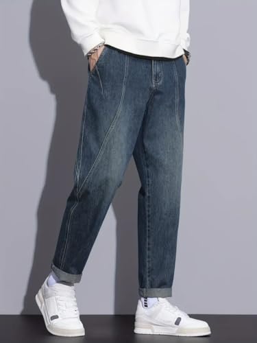 Greciilooks Men Mid Rise Regular Denim Jeans (Gl-Mj-36_Grey