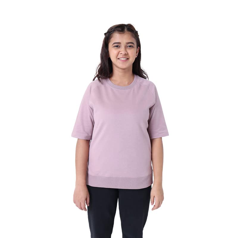 BlissClub Women Everyday Cozy Tee | WillowSoft Fabric | Raglan Sleeves | Ribbed Neck | Ribbed Sleeves | 3 Pockets | T-Shirt for