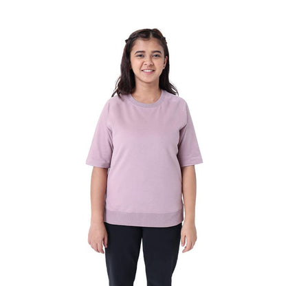 BlissClub Women Everyday Cozy Tee | WillowSoft Fabric | Raglan Sleeves | Ribbed Neck | Ribbed Sleeves | 3 Pockets | T-Shirt for