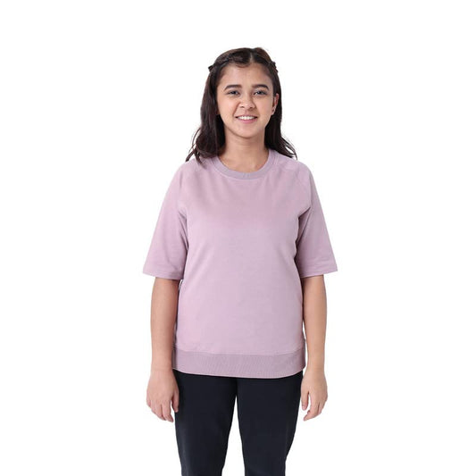 BlissClub Women Everyday Cozy Tee | WillowSoft Fabric | Raglan Sleeves | Ribbed Neck | Ribbed Sleeves | 3 Pockets | T-Shirt for