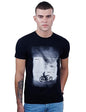 REVOLT Solid Slim Fit Men's Casual Round Neck 100% Cotton T-Shirt-Photographic Print (Tap Shoe, XL) (REVSS23-GRA-001