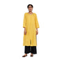 Fabindia WomenS Linen Regular Kurta (10713721Yl_Yellow_L)