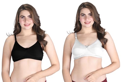 Pack Of 2 Venus Full Coverage Support Bra With Adjustable Strap