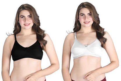 Pack Of 2 Venus Full Coverage Support Bra With Adjustable Strap