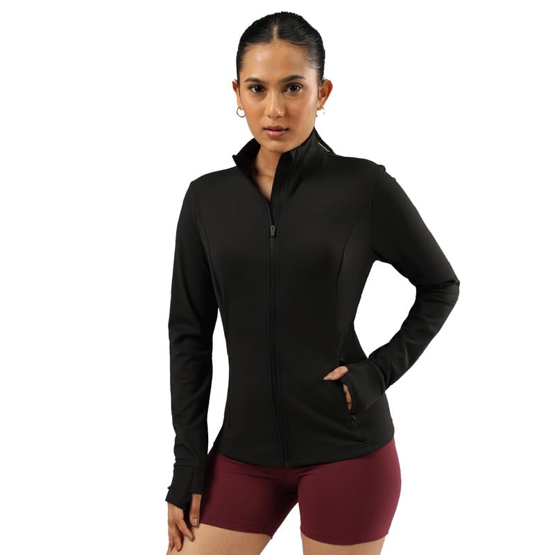 BlissClub Sculpt Jacket | Snug Fit | Body Shaping | Jacket for Yoga