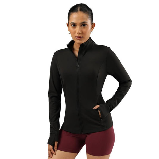 BlissClub Sculpt Jacket | Snug Fit | Body Shaping | Jacket for Yoga