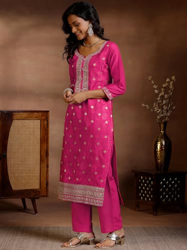 Libas WomenS Silk Blend Kurta Set (277070R