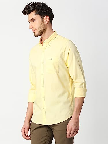 Thomas Scott Solid Color Long Sleeve Regular Fit Casual Shirt for Mens