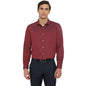 Turtle Men Giza Cotton Maroon Dobby Slim Fit Full Sleeve Formal Shirt