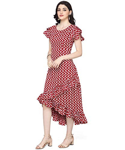 OOMPH! Womens Crepe Wrap Maxi Dress - Crimson Red