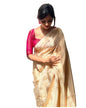 Flosive Womens Present Banarasi Soft Lichi Silk Saree Beautiful Jacquard Rich Pallu Design Work Zari Woven Kanjivaram Silk Styl