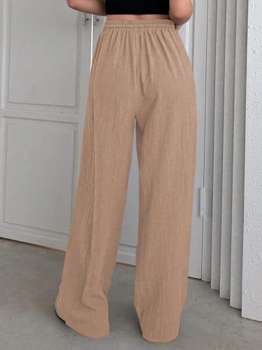 Greciilooks Women Trouser Light Brown