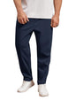 SMOWKLY Mens Poly-Lycra Premium Stretch Waist Dress Pants || Wrinkle Free, 3 Pockets, Tailored Fit, Straight Leg || Golfers St