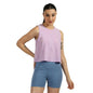 Do It All Tank | Back Mesh Panel for Ventilation | Relaxed fit | High Neck | Side Slits | Anti Odor + Sweat Wicking