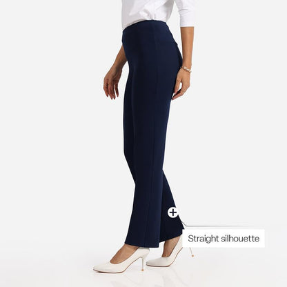 BlissClub Ultimate Straight Pants - Lite - Regular Below 54, Straight Silhouette, Stretchy, Comfortable, Back Pocket