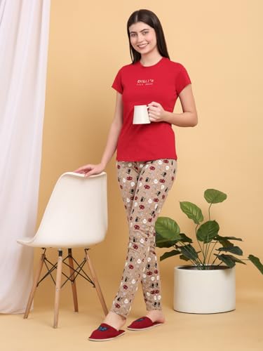 Sweet Dreams Women Solid Pyjama Set