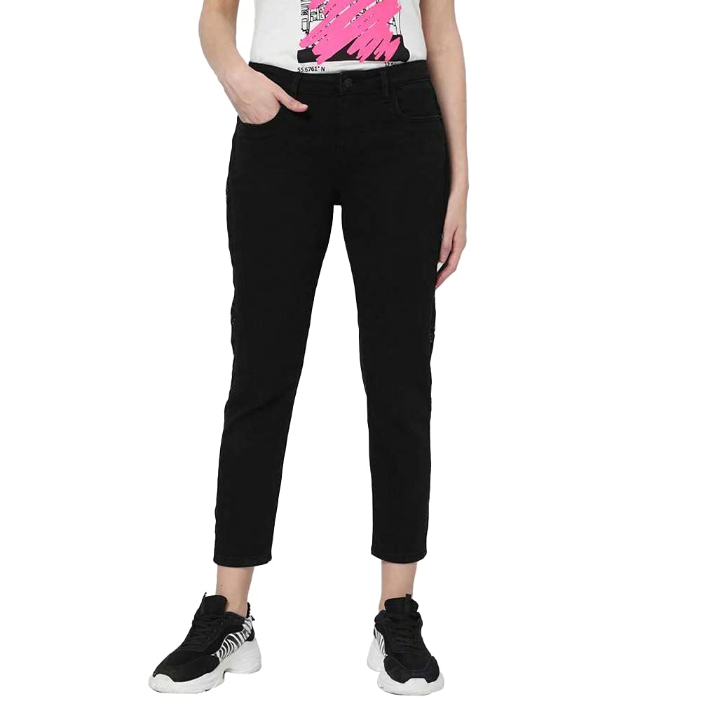 Vero Moda WomenS Regular Jeans (213049501_Black_33)