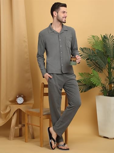 Sweet Dreams Men Solid Pyjama Set