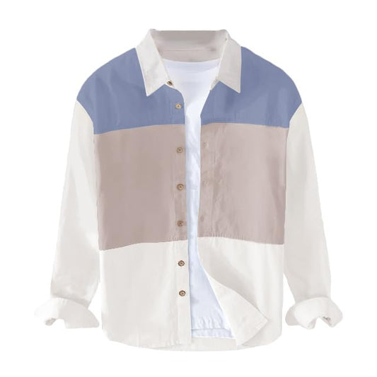 BE ACTIVE Mens Regular Fit Casual Shirt|| Cotton Stylish Full Sleeves Shirt for Men Blue