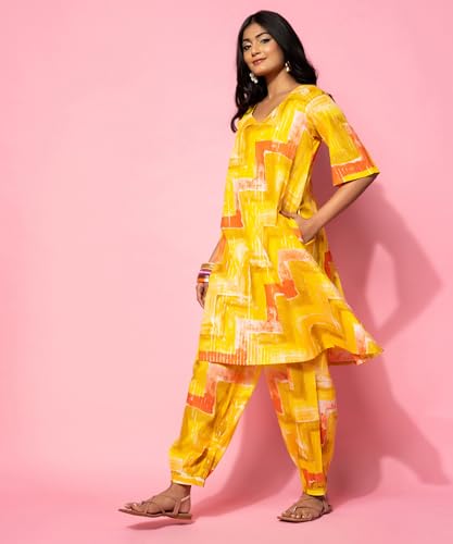 Libas Womens Printed Cotton Co-Ord Set For Women