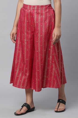 Aurelia Printed Strechable Culotte For Women | Ankle Length Culotte For Women