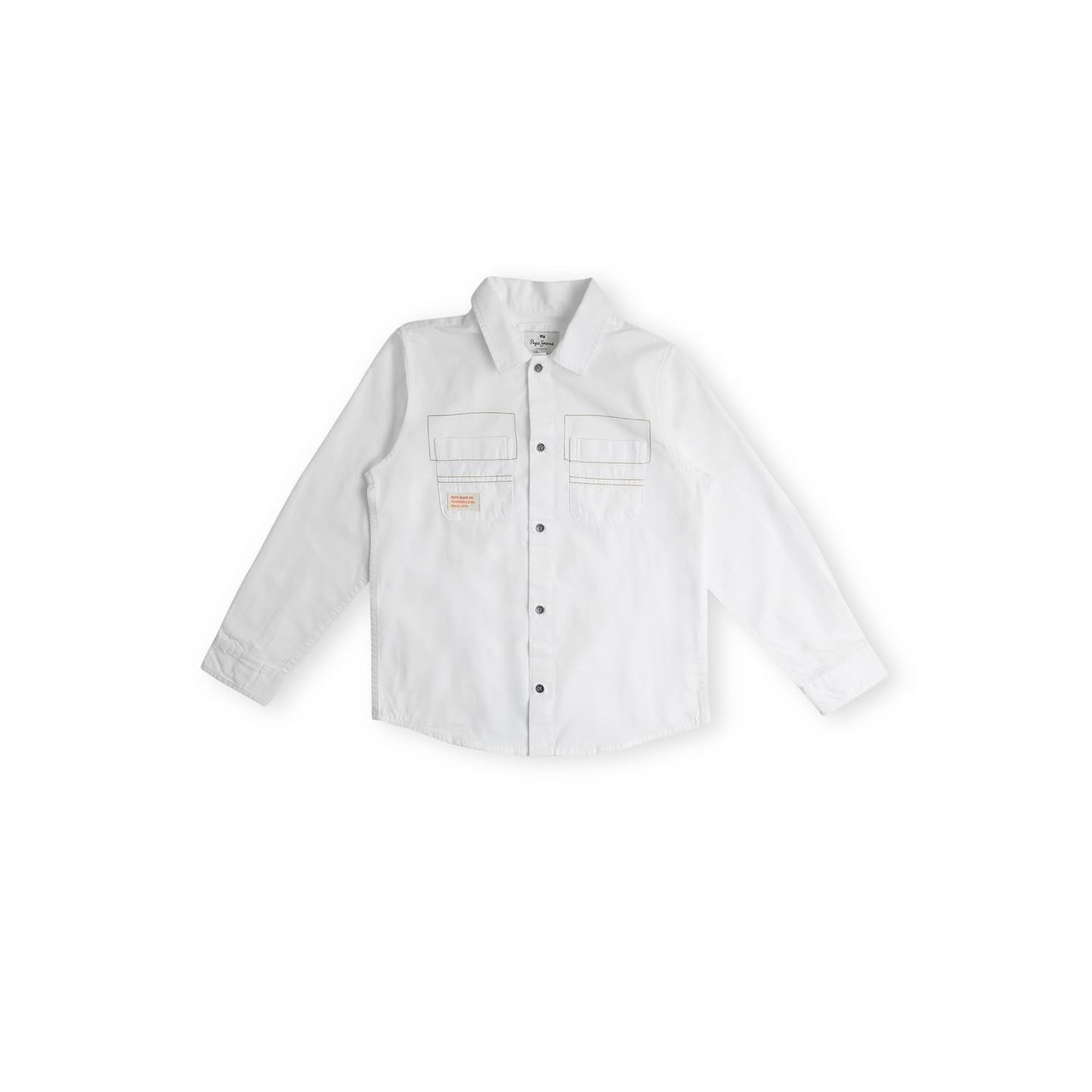 Pepe Jeans BoyS Regular Fit Shirt (Pb302634_White