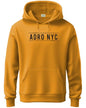 ADRO Men's Cotton Neck Hooded Sweatshirt (H24-ADRO-MU_Mustard