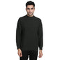 Turtle Men Knitted Green Solid Slim Fit Casual Pullover
