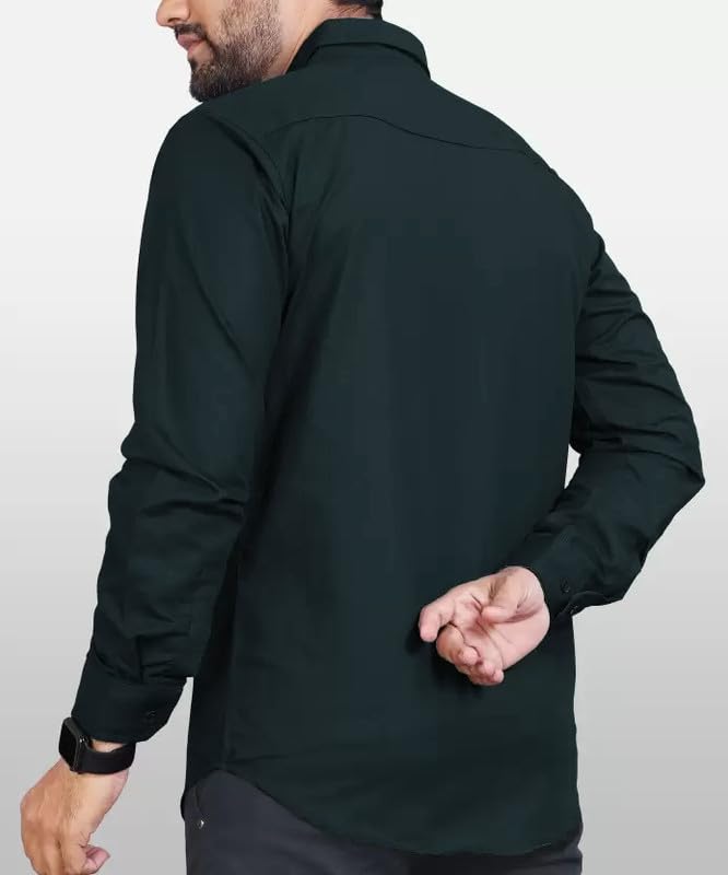 Tee Projekt Casual Cotton Long Sleeve Shirt for Men Formal Wear Regular Wear