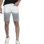 The Indian Garage Co Men Slim Fit Two Toned Mid-Rise Denim Shorts