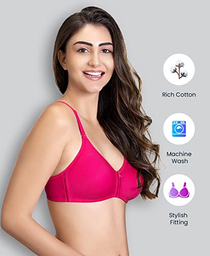 Lyra 516 Flora Mesh Ladder Moulded Premium Cotton Bra