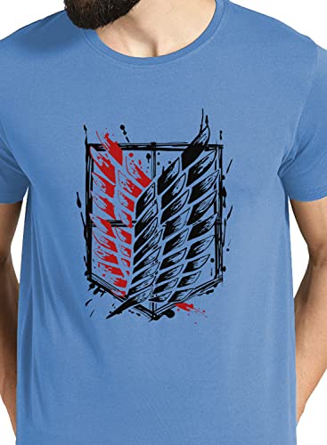 ADRO Mens Attack on Titan Cotton T-Shirt (L)