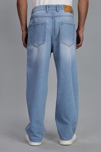 INKD Mens Relaxed Jeans (INKSS25MJN-601_Denim Drama