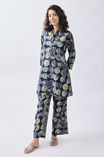 Toochki Kurta Set For Women | Two Piece Kurta Set For Women | Kurtas For Women | Stylish Kurta Set | Kurta Set | Navy Blue Kurta