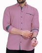 CB-COLEBROOK Mens Regular Fit Solid Soft Touch Cotton Casual Shirt with Pocket Design with Spread Collar & Full Sleeves (Availa