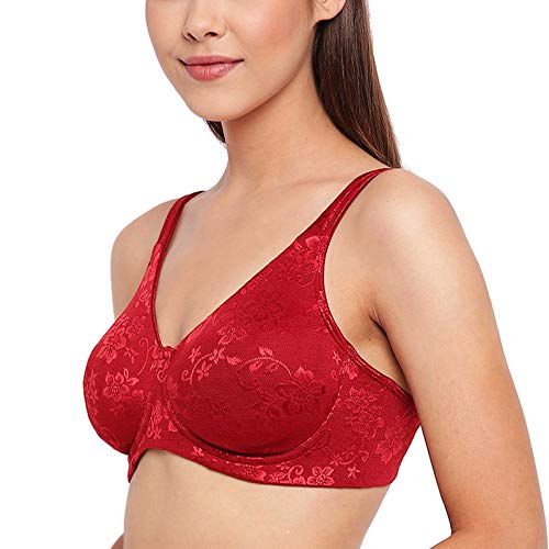 Enamor F135 Minimiser Full Support Bra - Non-Padded Wirefree High Coverage - Bossa Nova