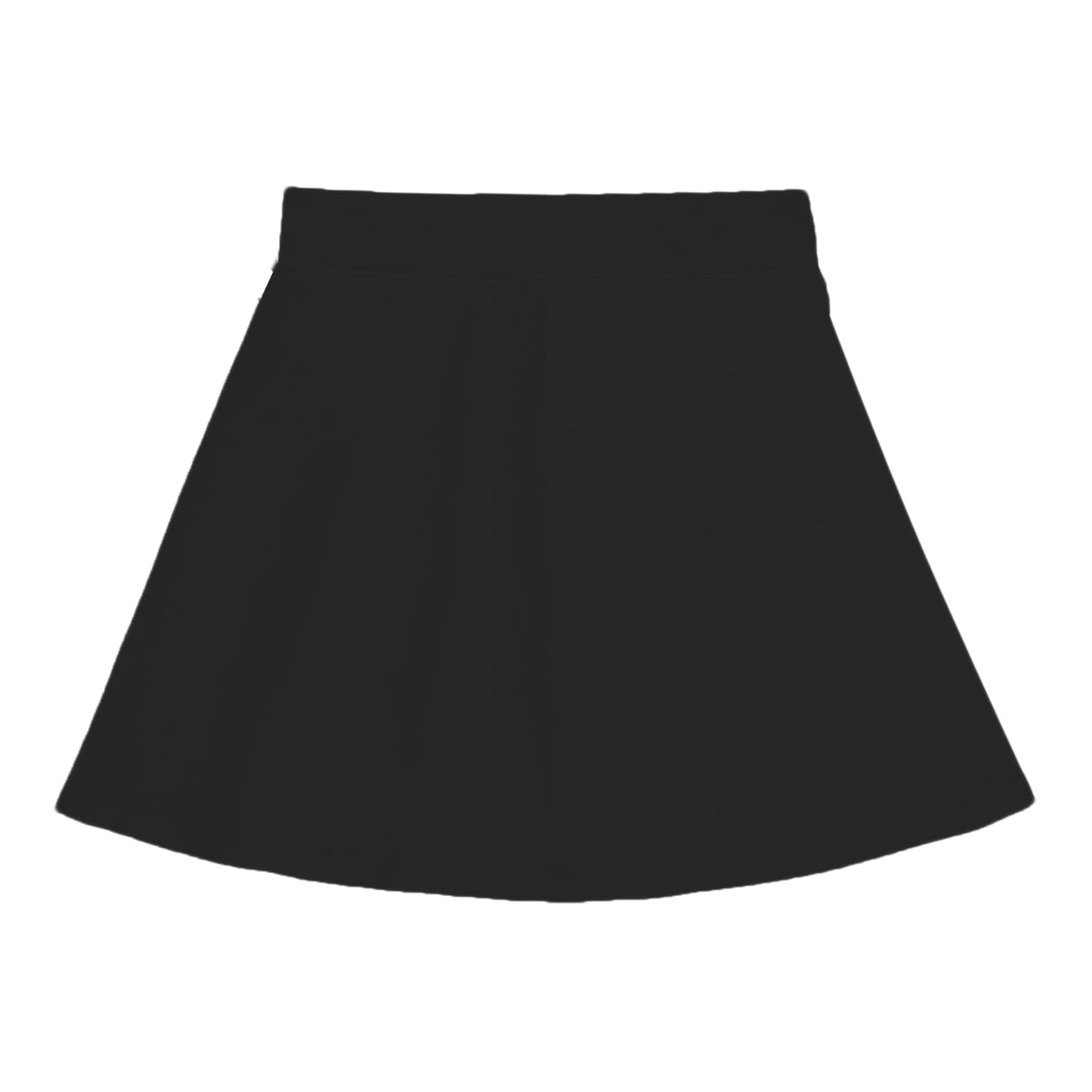 Kyda KidsGirls Cotton Printed Skirt Attached With Inner Lycra Shorts(Pack Of 1) Black