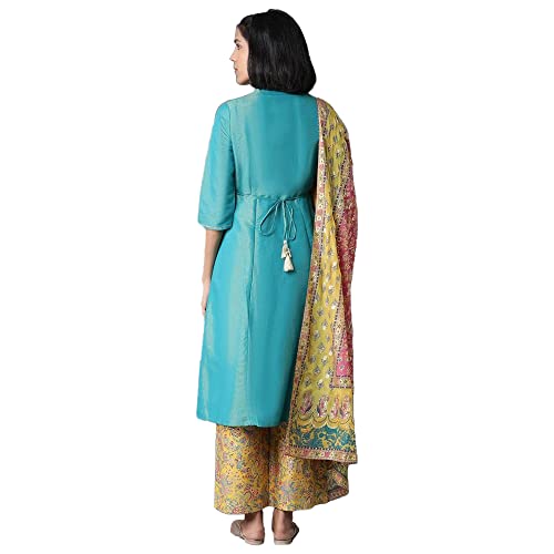 Aurelia Women? Floral Printed Straight Pure Cotton Kurta | Lightweight Mandarin Collar Kurta for Women Cotton | Floral Printed Kurta for Women | Soft & Breathable Regular Fit Kurta for Women