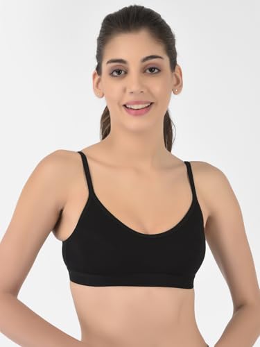 Softline Womens 100% Cotton Wire-Free Non-Padded Bra Combo | Breathable & Soft Fabric | Full Coverage & Everyday Comfort (Pack