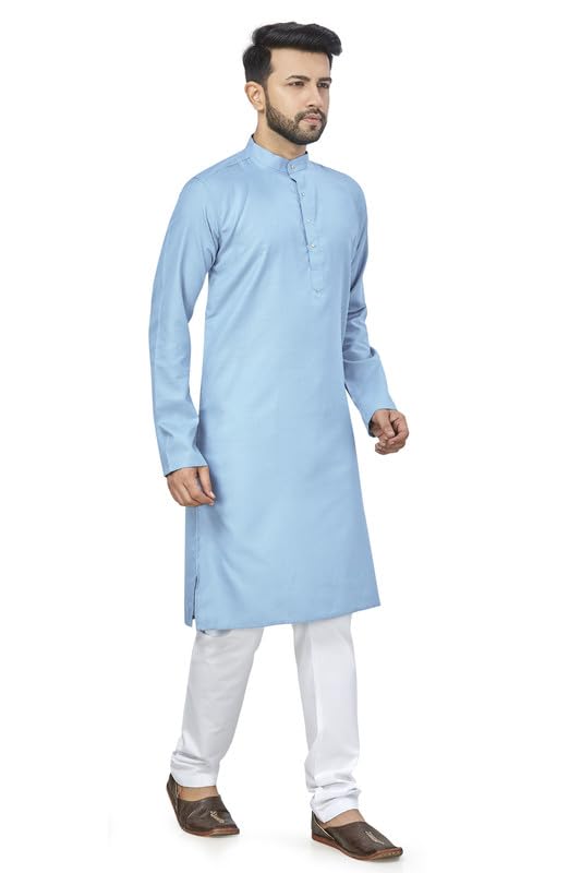 Be Active MenS Cotton Regular Shirt (N2-Rfsk0001-Set_Sky Blue