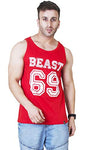 Veirdo Printed Sleeveless Round Neck Mens Cotton T-Shirt/Vest