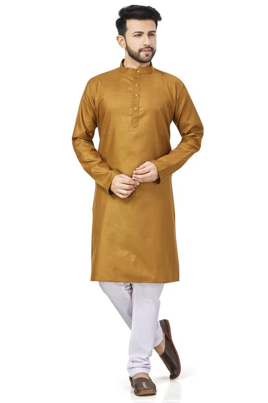 Be Active MenS Traditional Solid Full Sleeves Kurta || Cotton Kurta For Men || Men Kurta For Wedding || Kurta For Men (N-Rfsk00