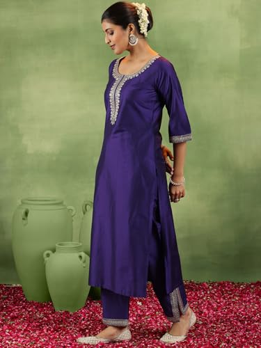Libas WomenS Silk Blend Kurta Sets (Gs893R