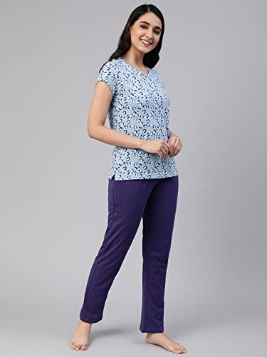 Lyra 701 Premium Cotton Printed Night Suit For Women